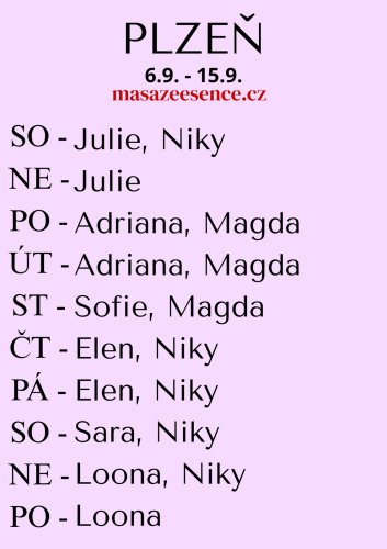 ADRIANA PO-ÚT 8-9.9.